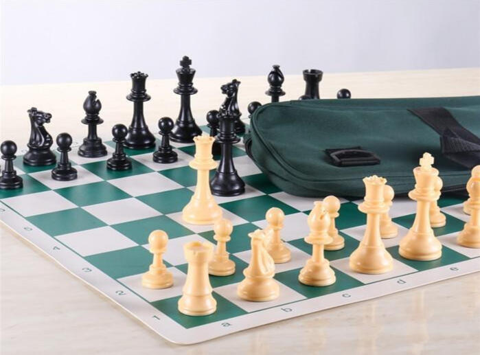 K.I.N.G. Chess + Athletics Tournament Style Chess Set